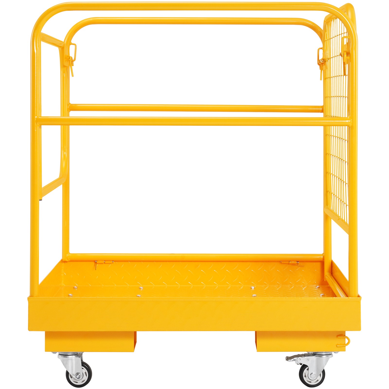 VEVOR Forklift Safety Cage Work Platform 36x36 in 1200lbs with Wheels for Aerial