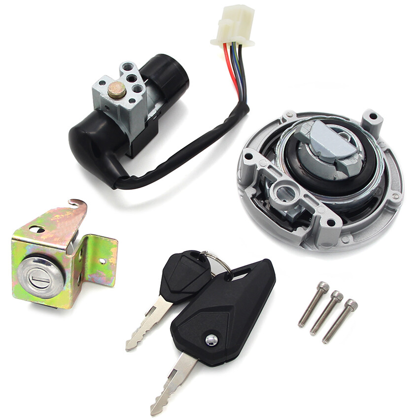 Ignition Switch Fuel Gas Cap Lock Key Set for Honda Grom125 2017-2024 MSX125