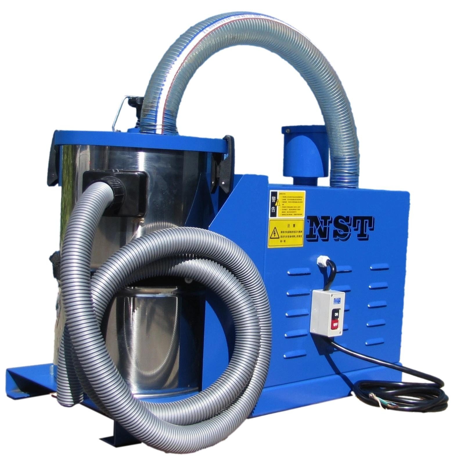 NST 4.5 HP Vacuum Dust Collector With Canister & Hose 230V 3 Ph Strong Suction