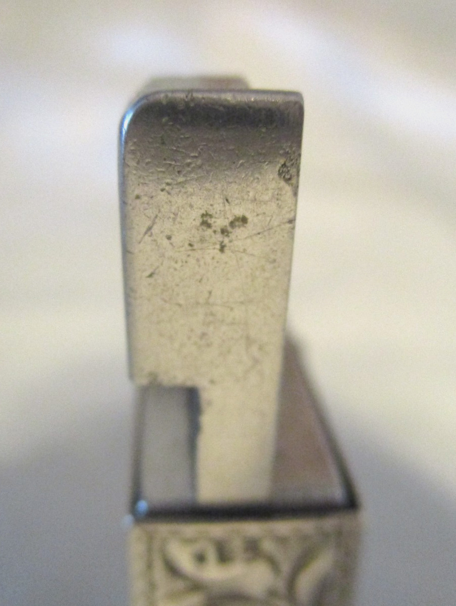 Art Deco Heavy Silver Lighter with Hall Marks 835