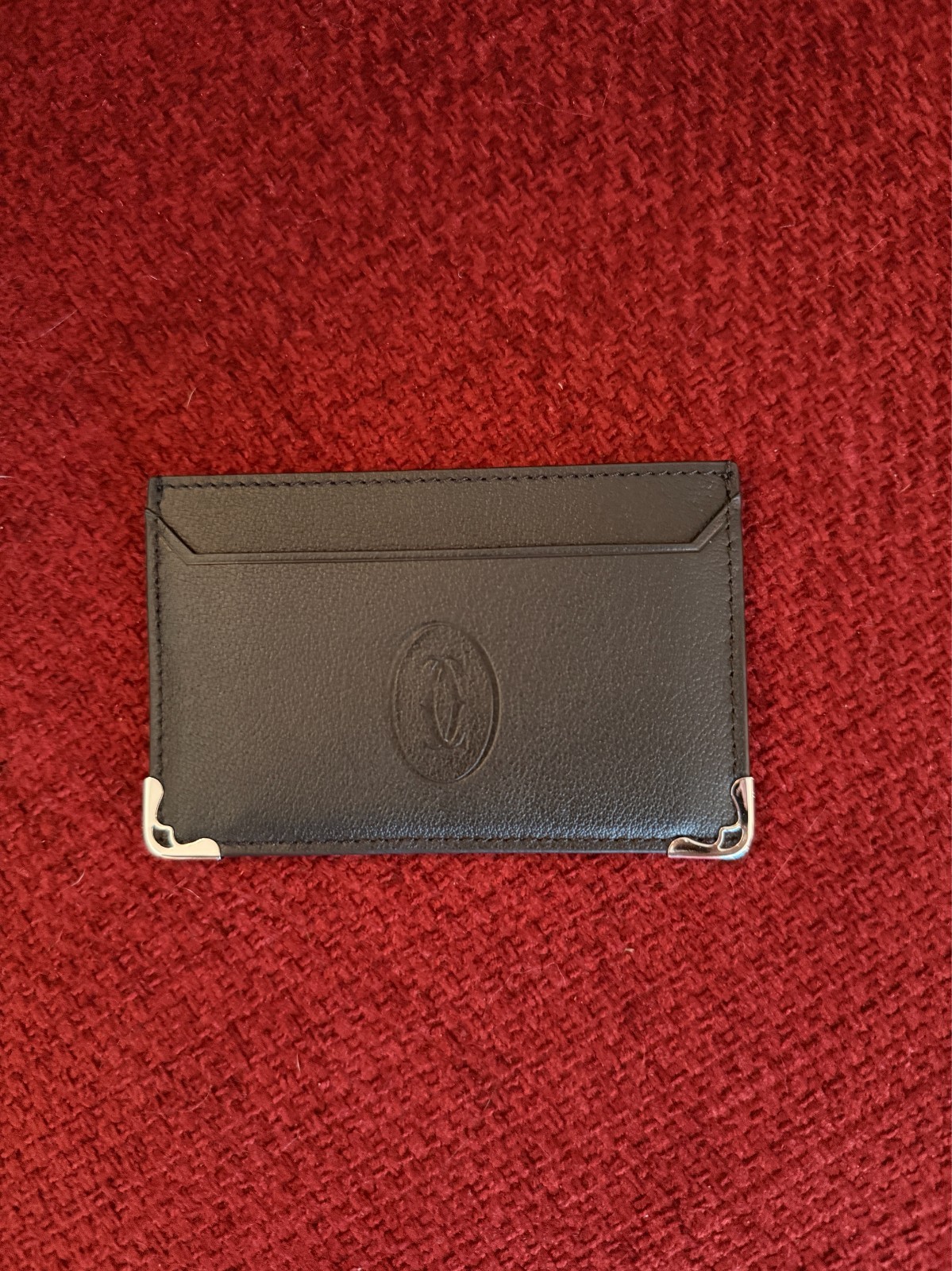 Cartier Cardholder Wallet Black Leather | NEW |Collectible Promotional AD Gift
