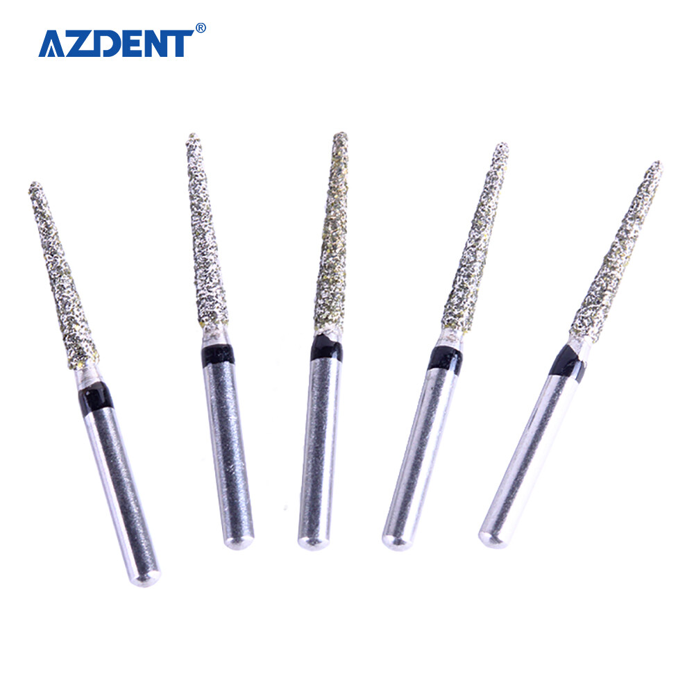 AZDENT Dental Super Coarse Diamond Burs Drills FG For High Speed Handpiece