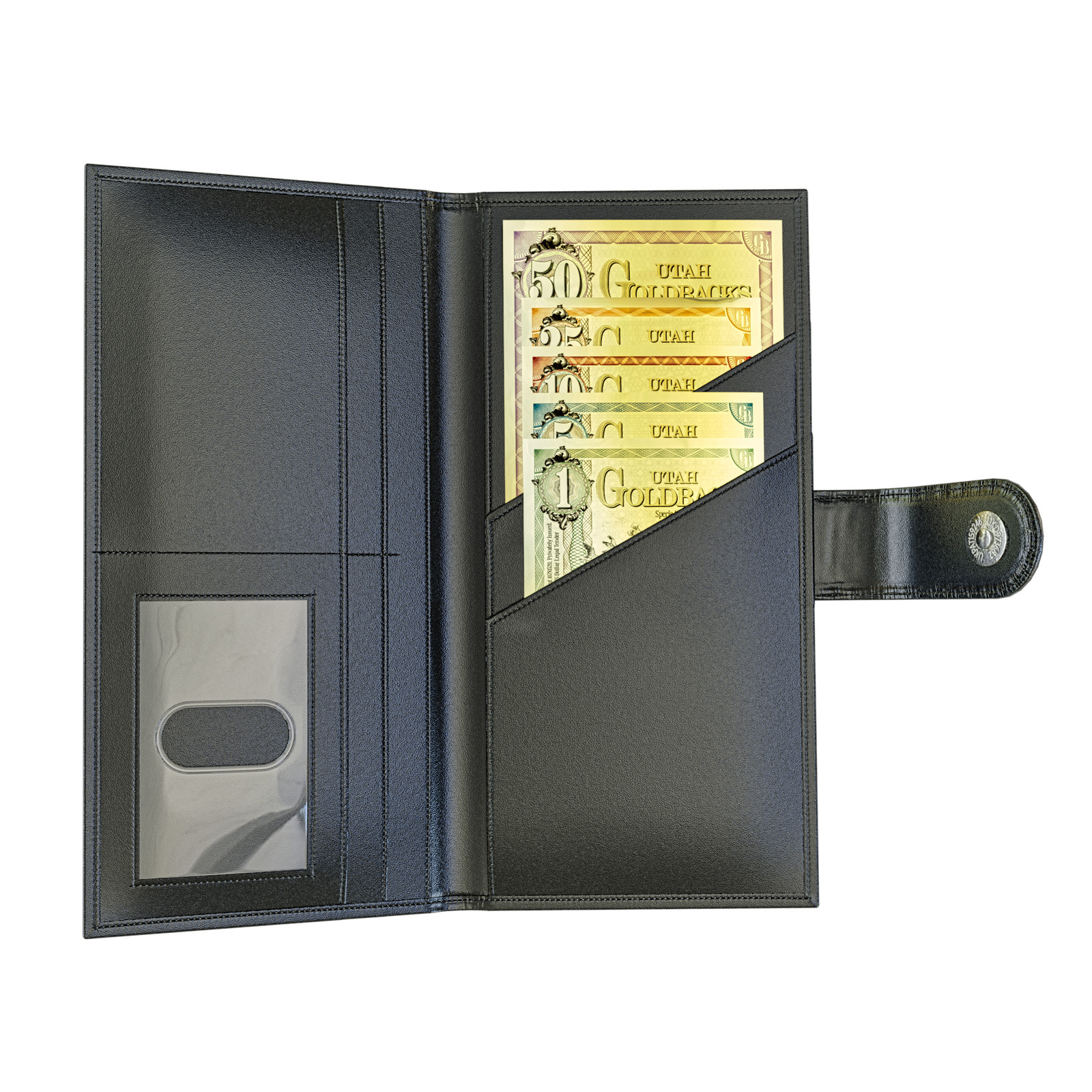 Goldback Outpost Wallet | Black (Fits all Goldback sizes 1/2 to 100)