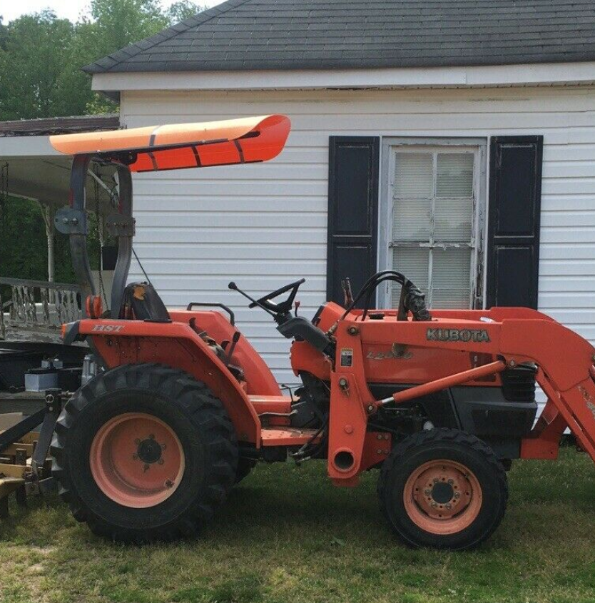 Tuff Top Tractor Canopy 48-3/8 in Orange for Kubota Kioti Agco