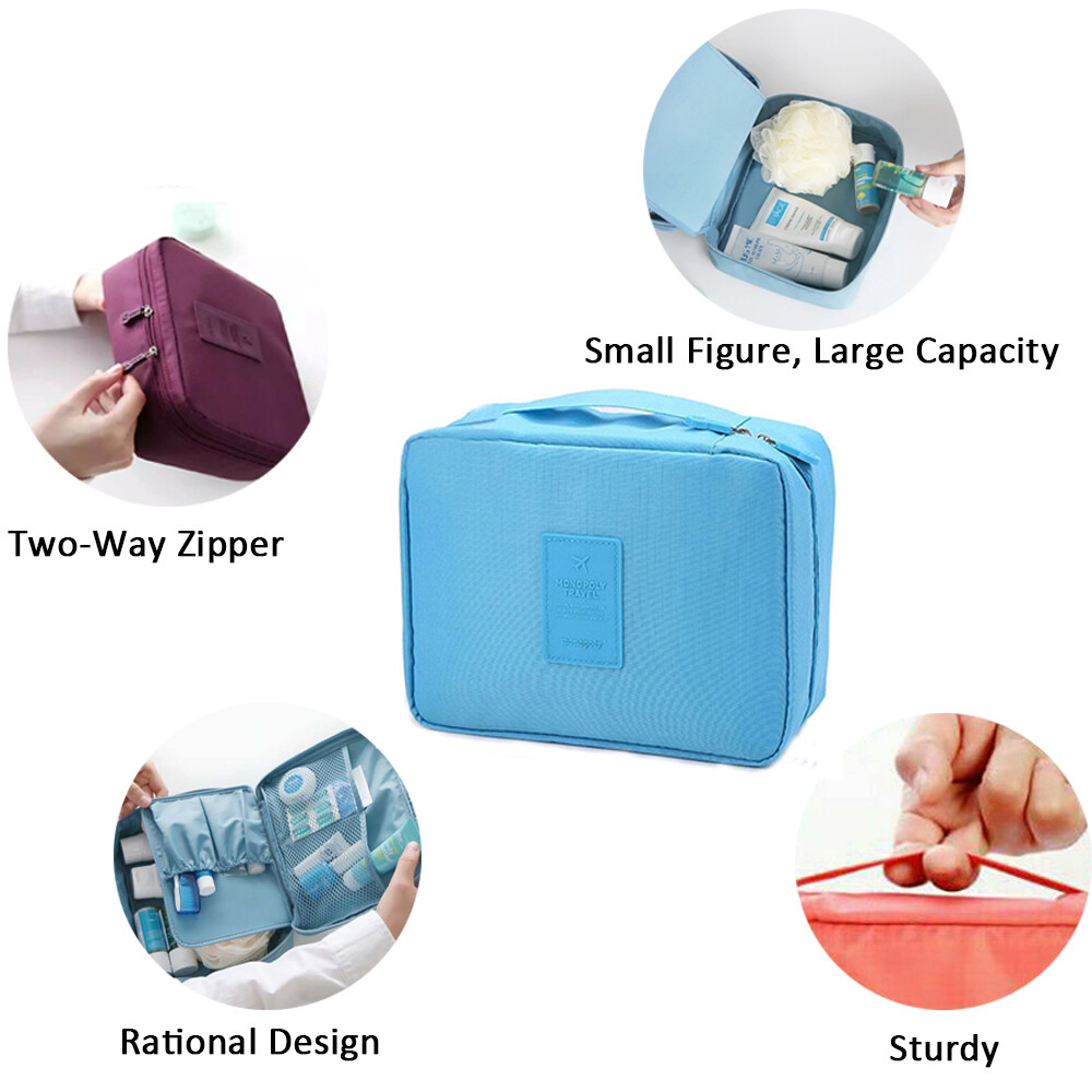 Multifunction Cosmetic Bag Makeup Case Pouch Toiletry Wash Organizer Travel Bag