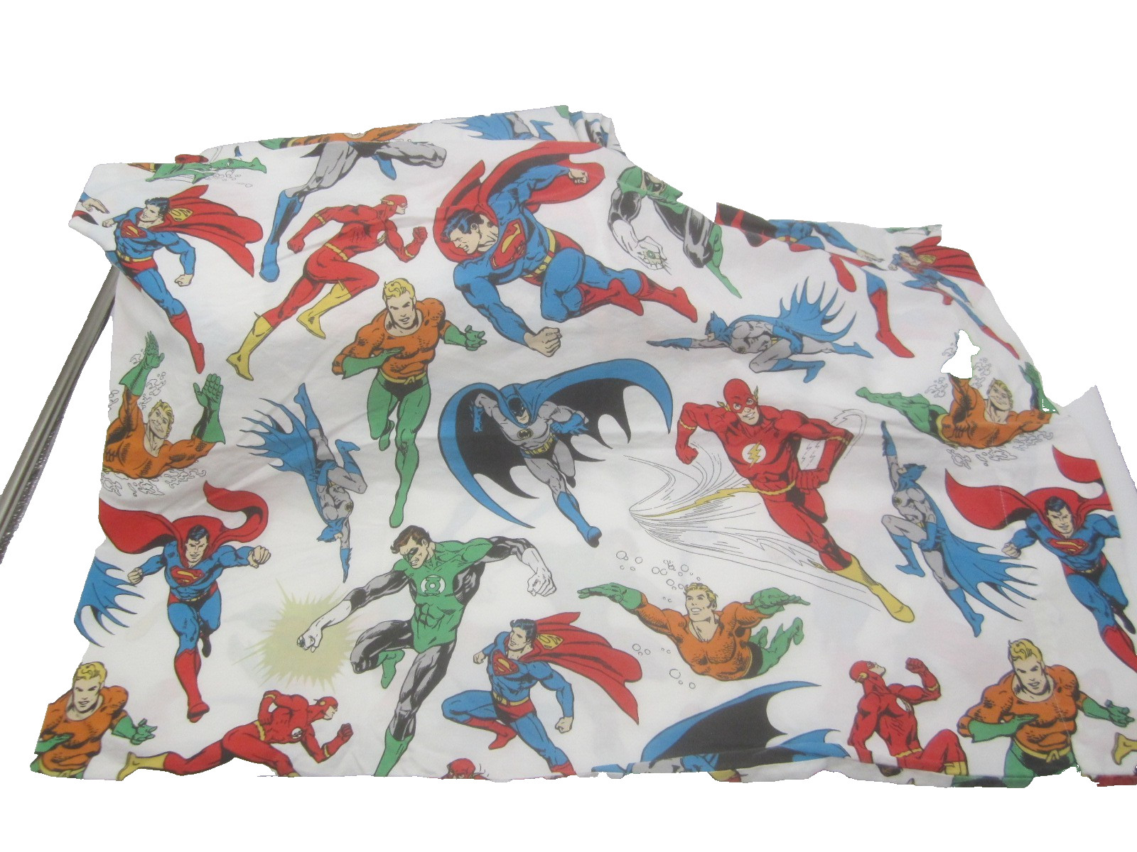 Pottery Barn Kids Marvel Justice League Bed Sheets Full sz set Flat Fitted 2015