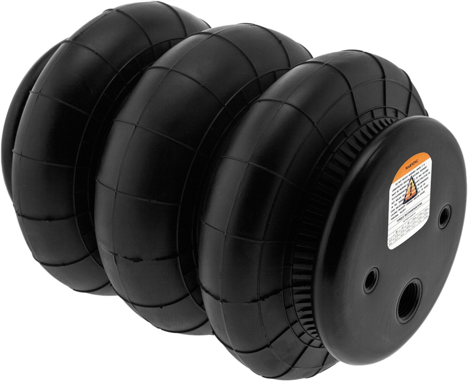 1/2" NPT PORT CUSTOM SUSPENSION AIR SPRING/BAG/RIDE/SLAM DUAL PACK VXD2600TDP