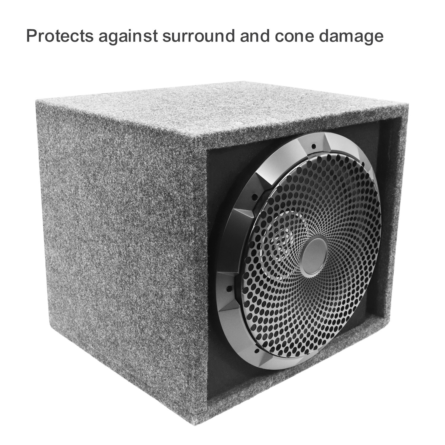 Recoil SG-10 10-Inch High Excursion Black Steel Mesh Subwoofer Grille