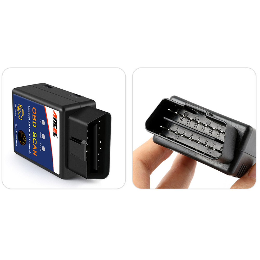 For Android Bluetooth ELM327 Scanner OBD2 Code Reader Engine Car Diagnostic Tool