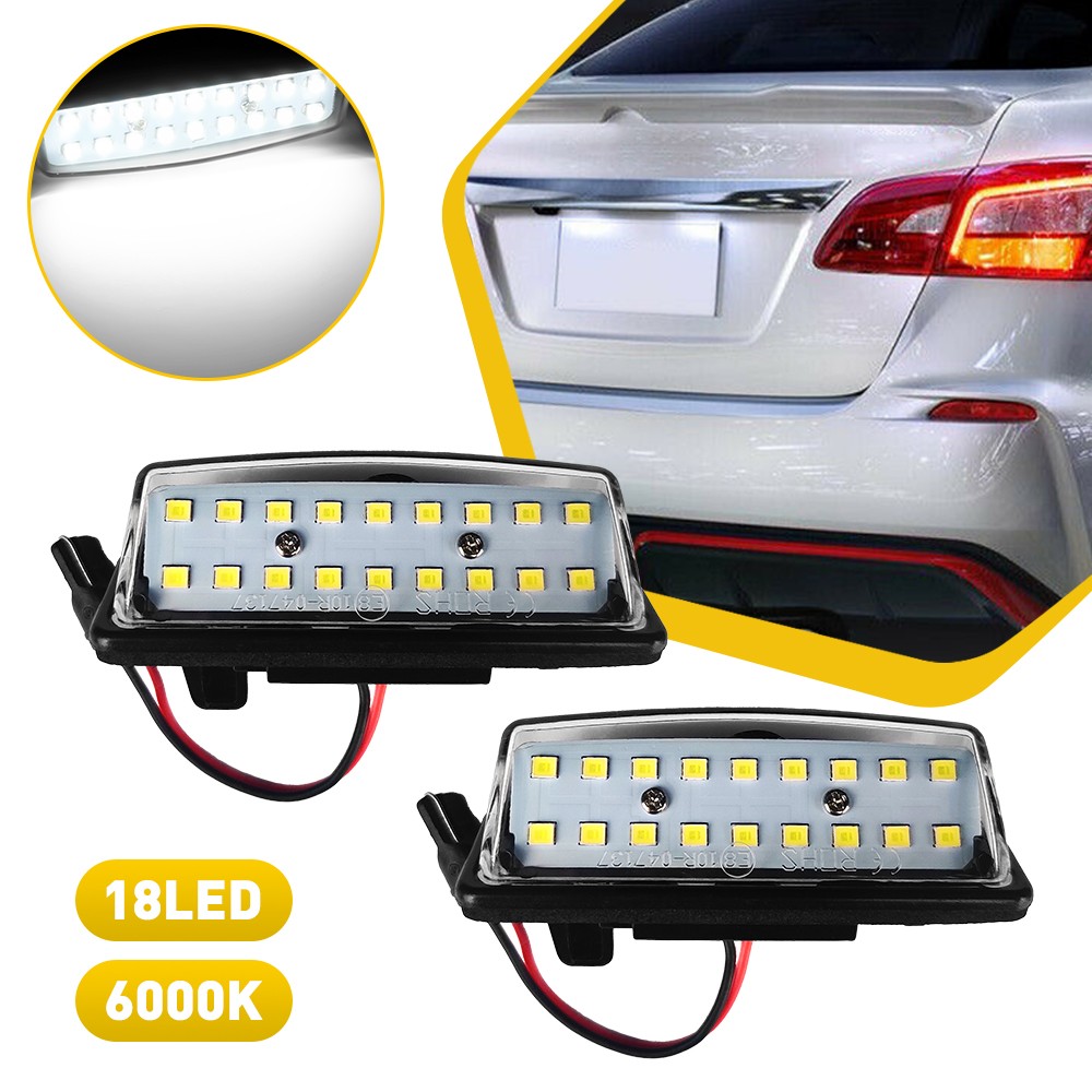 AUXITO LED License Light Plate Tag Lamp For Nissan Altima Maxima Rogue Sentra