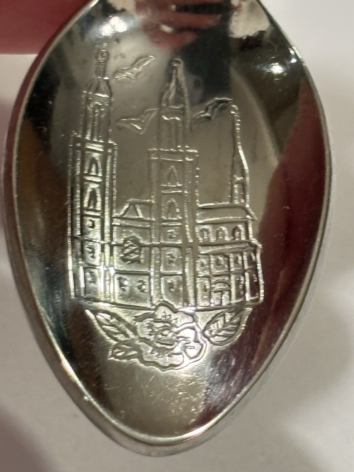 Collector Silver Plated Spoons Set: Germany, Denmark , Switzerland , Florida US