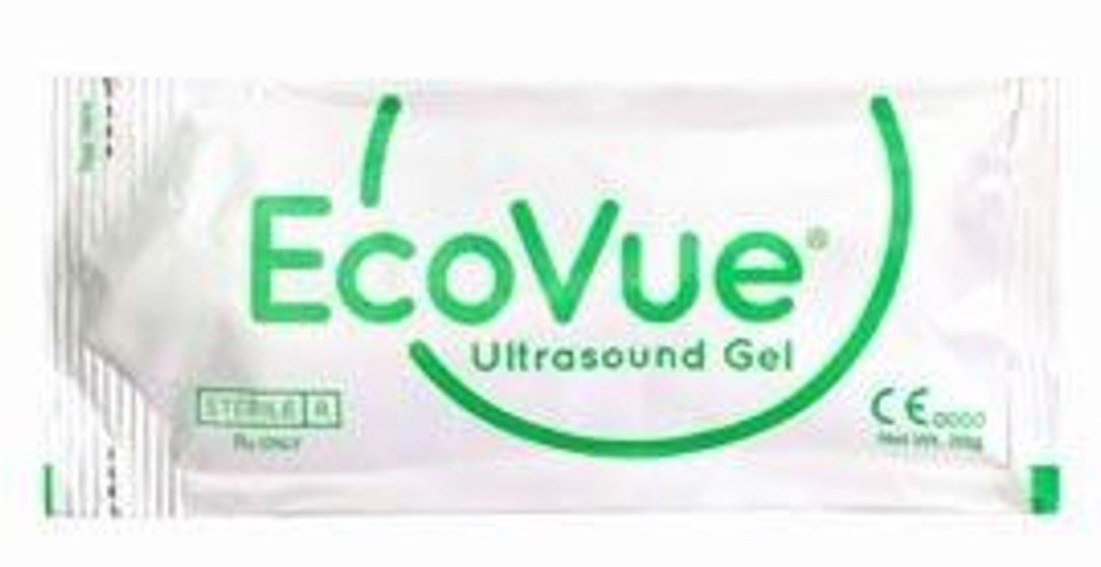 Box of (100) EcoVue 280NW Ultrasound Gel Exp 1/2030