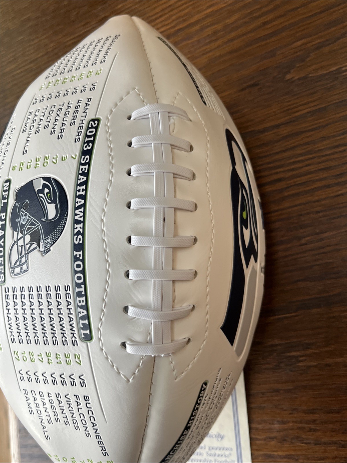 Seattle Seahawks Super Bowl XLVIII Champions Football Limited Edition COA! NIB