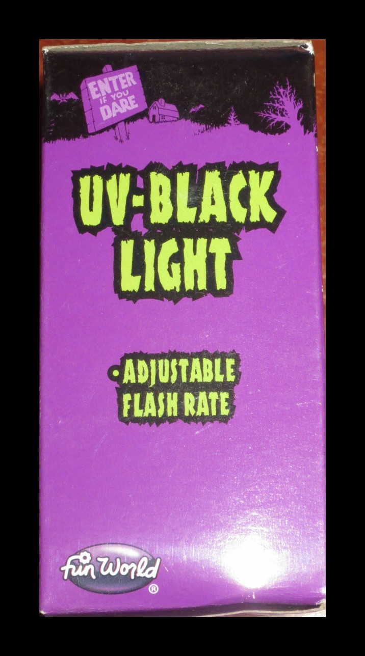 NEW - Intense LED UV-Black Light (Fun World) - sealed