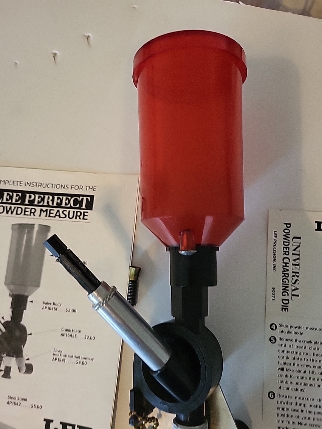 Lee Perfect Powder Measure 90058 & Powder Charging Die 90273 Reloading