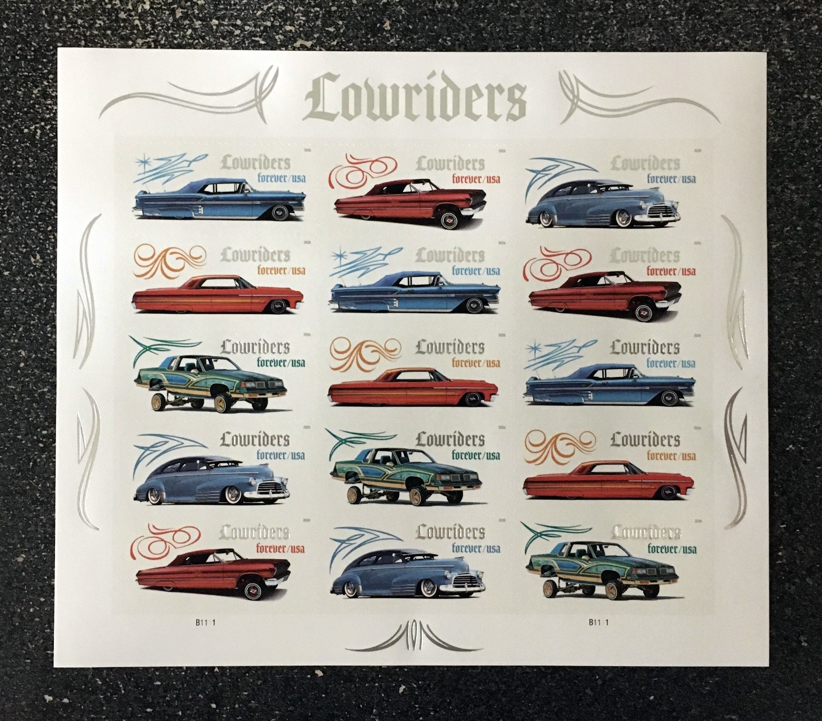 2026USA Forever Lowriders - Sheet of 15  mint