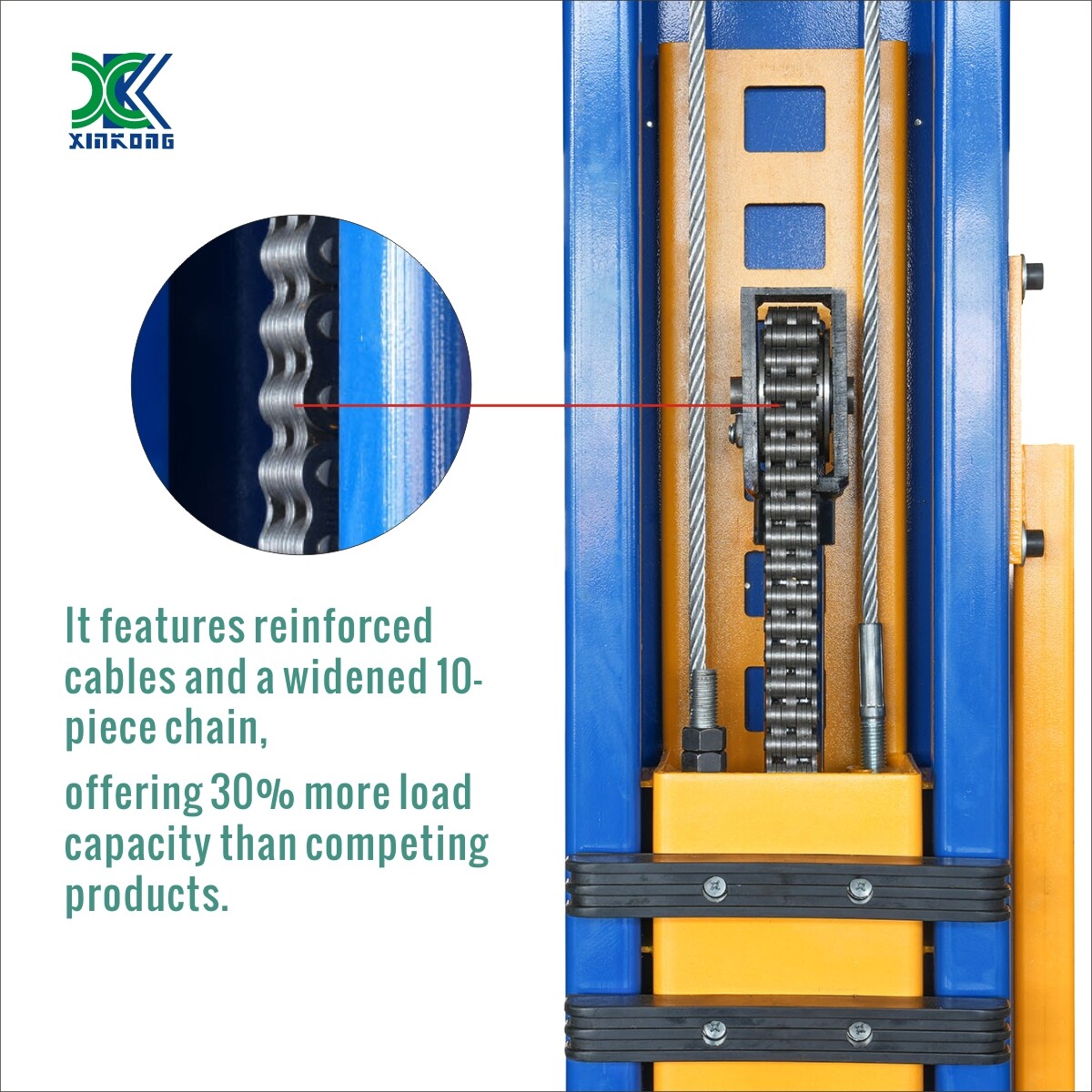 XK 2 Post Car Lift 1500L Auto Truck Hoist 15000 lb Overhead Clear Floor 220V