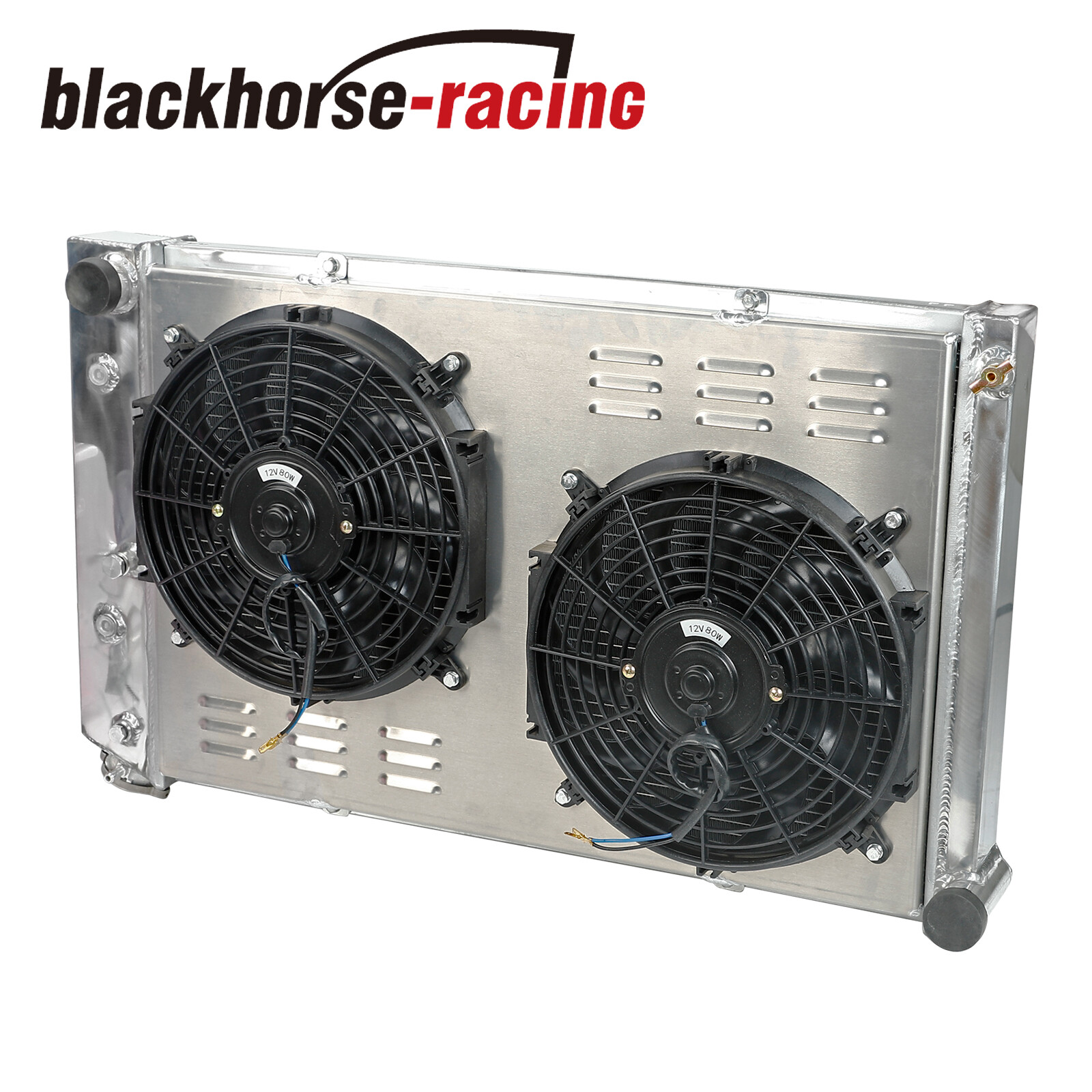 For Chevy 1970-1981 Camaro/1978-1987 Monte Carlo 3 Row Radiator+Shroud Fan+Relay