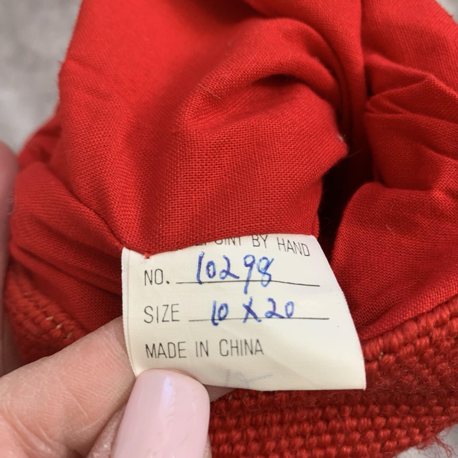 Vintage Needlepoint Wool Christmas Stocking Snowman Reindeer Holiday