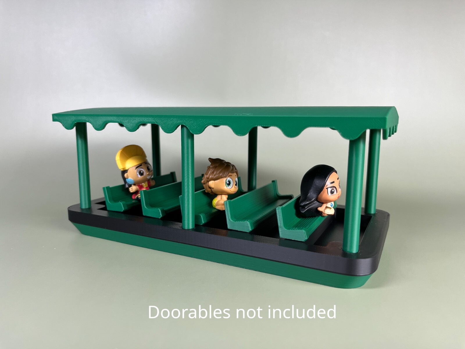 Living With The Land WDW Ride Vehicle - Two Color Boat! Fits Doorables!