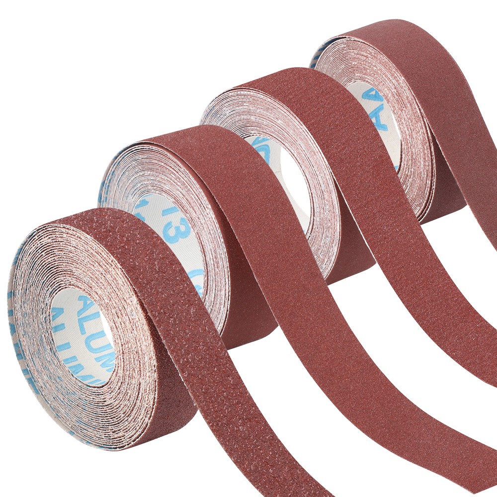 Emery Cloth Roll Multiple Grit Abrasive Sandpaper Roll with Dispenser Wood Metal