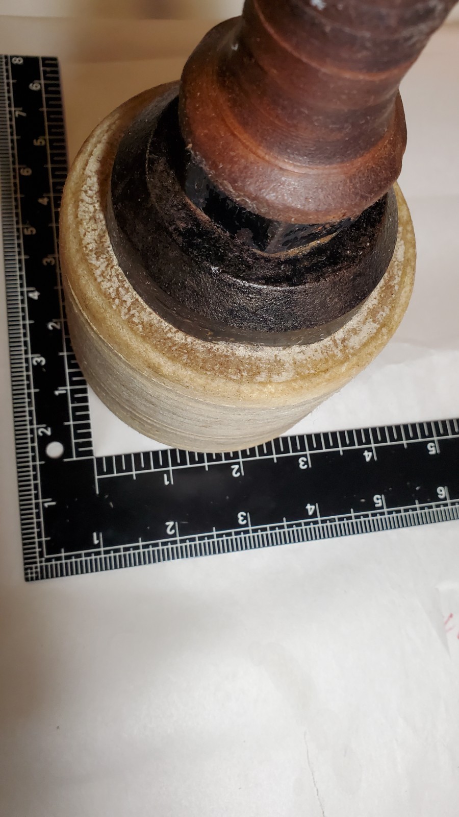 Hammer Maul 5 Lb Vintage Cast Iron Stacked Rawhide & Leather / Monarch Stamp