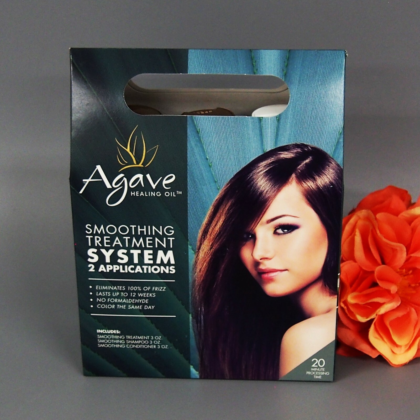 Agave Healing Oil Smoothing Treatment System - 2 APPLICATIONS KIT- FRESH!