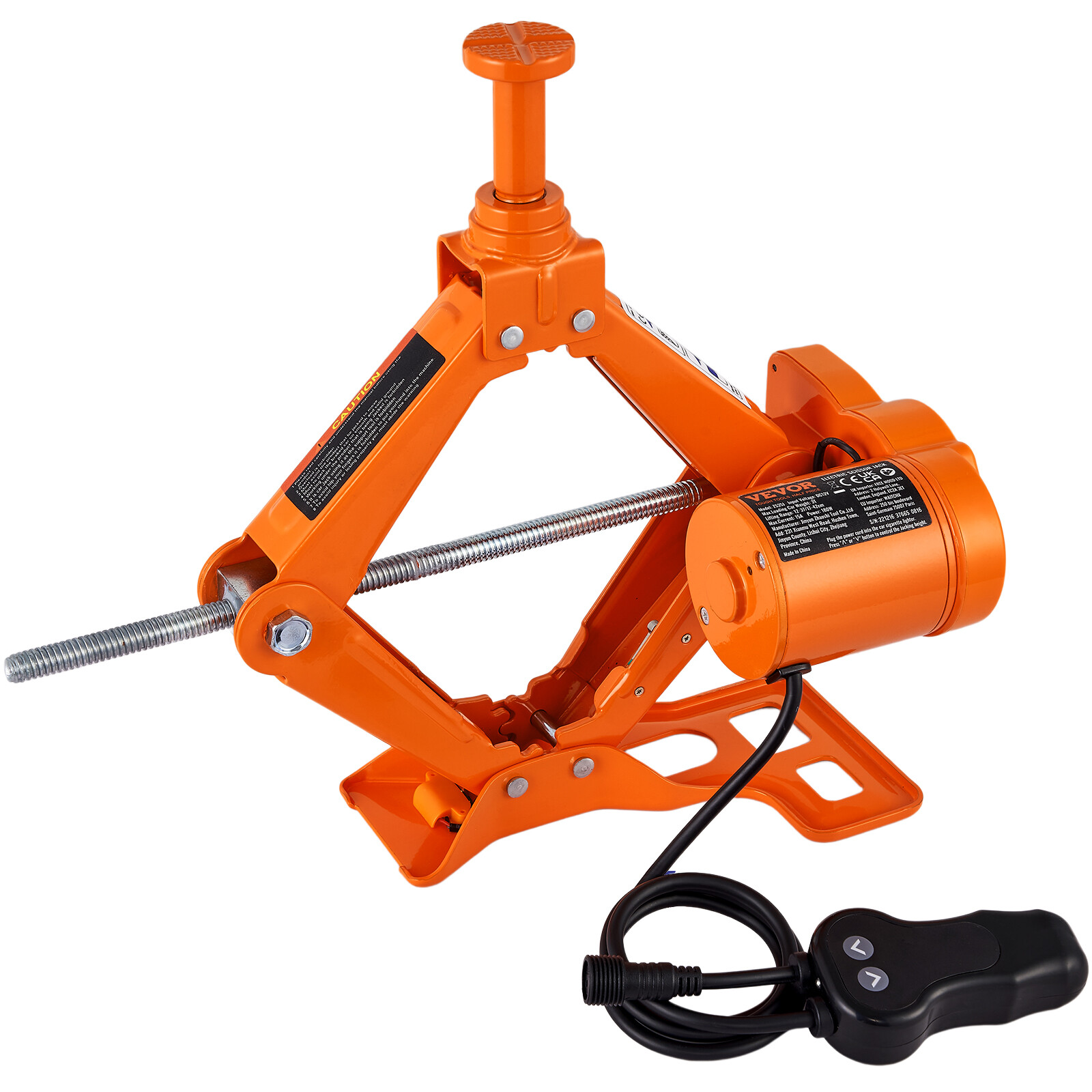 VEVOR Electric Car Jack Floor Jack 3 Ton Electric Scissor Jack Car Repair Tool