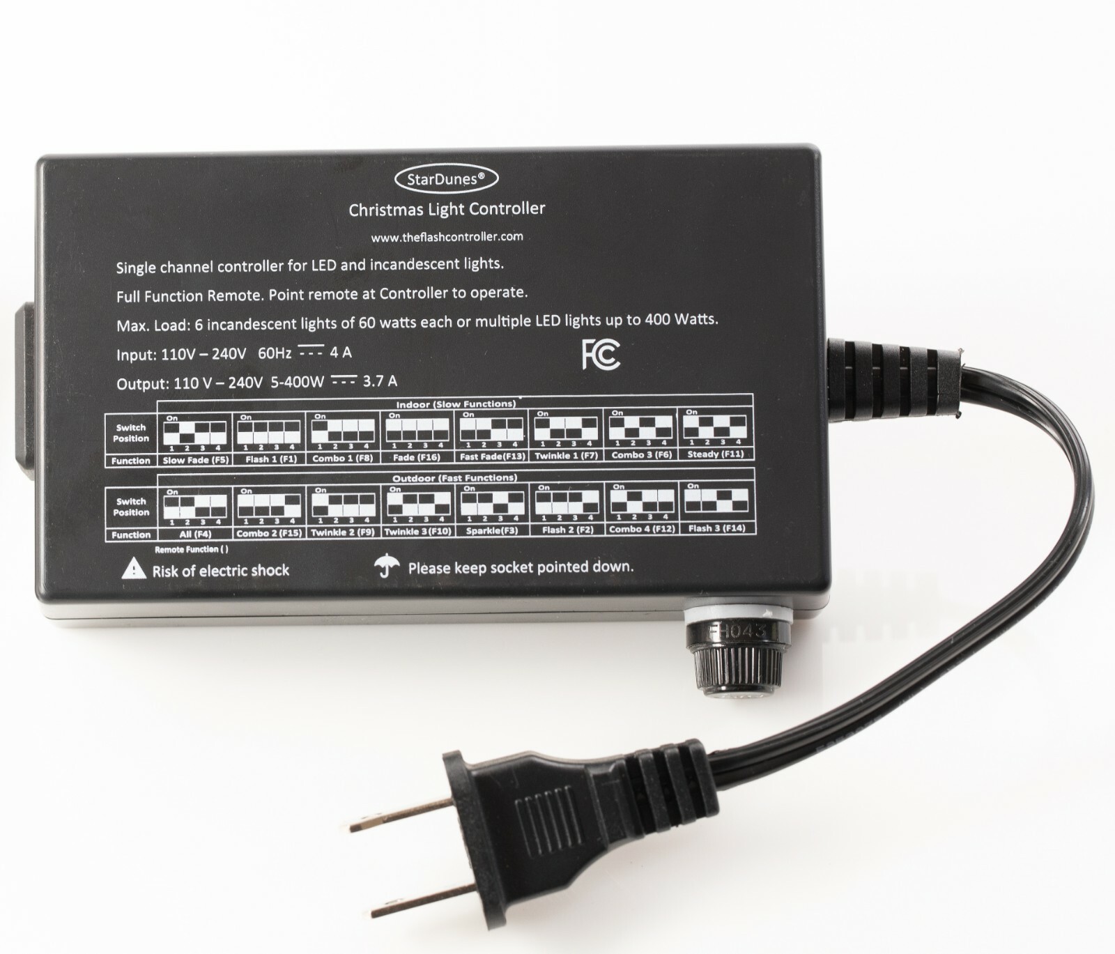 16 FUNCTION CHRISTMAS LIGHT CONTROLLER - USED