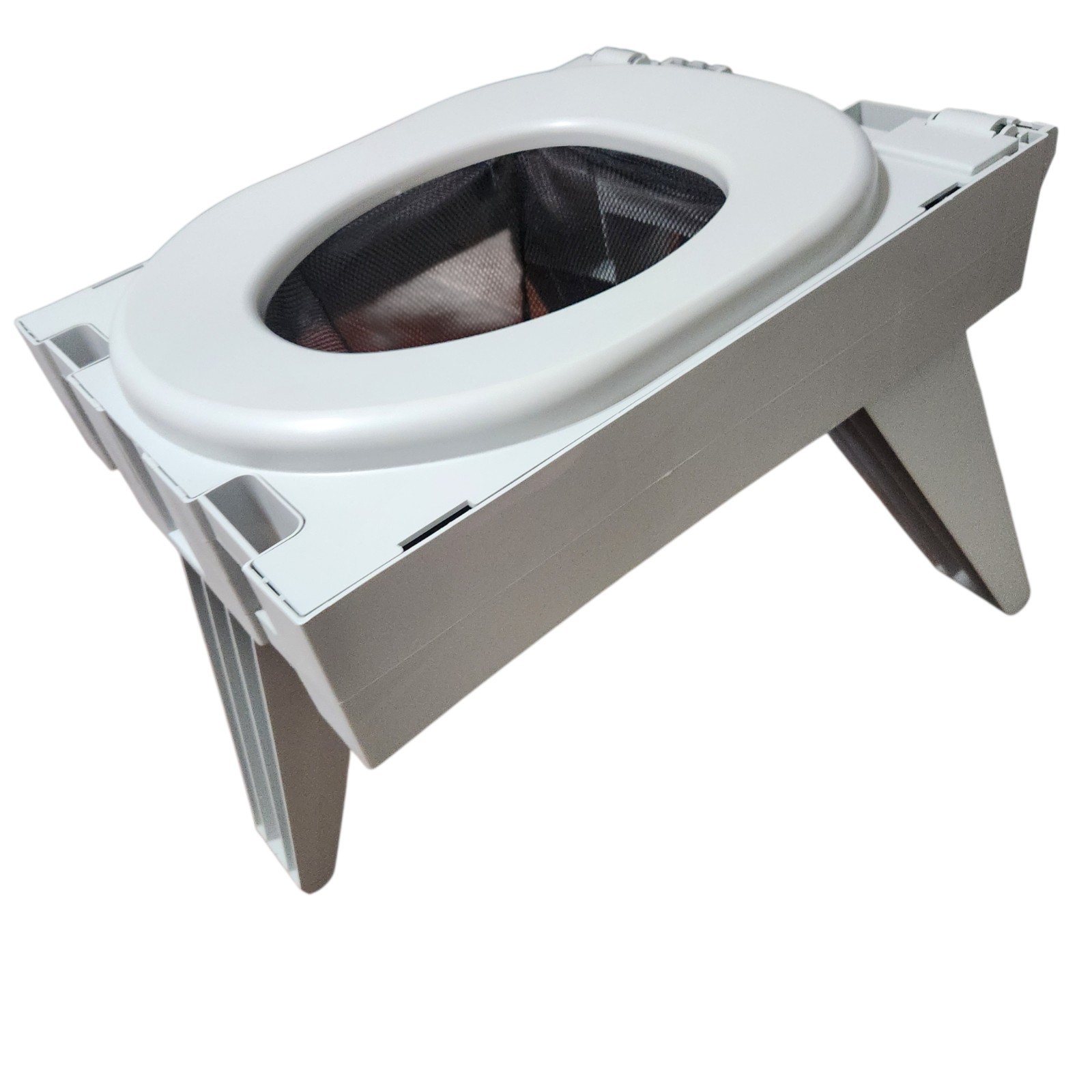 Cleanwaste GO Anywhere Portable Toilet Seat Foldable Camping Toilet US + Wag Bag