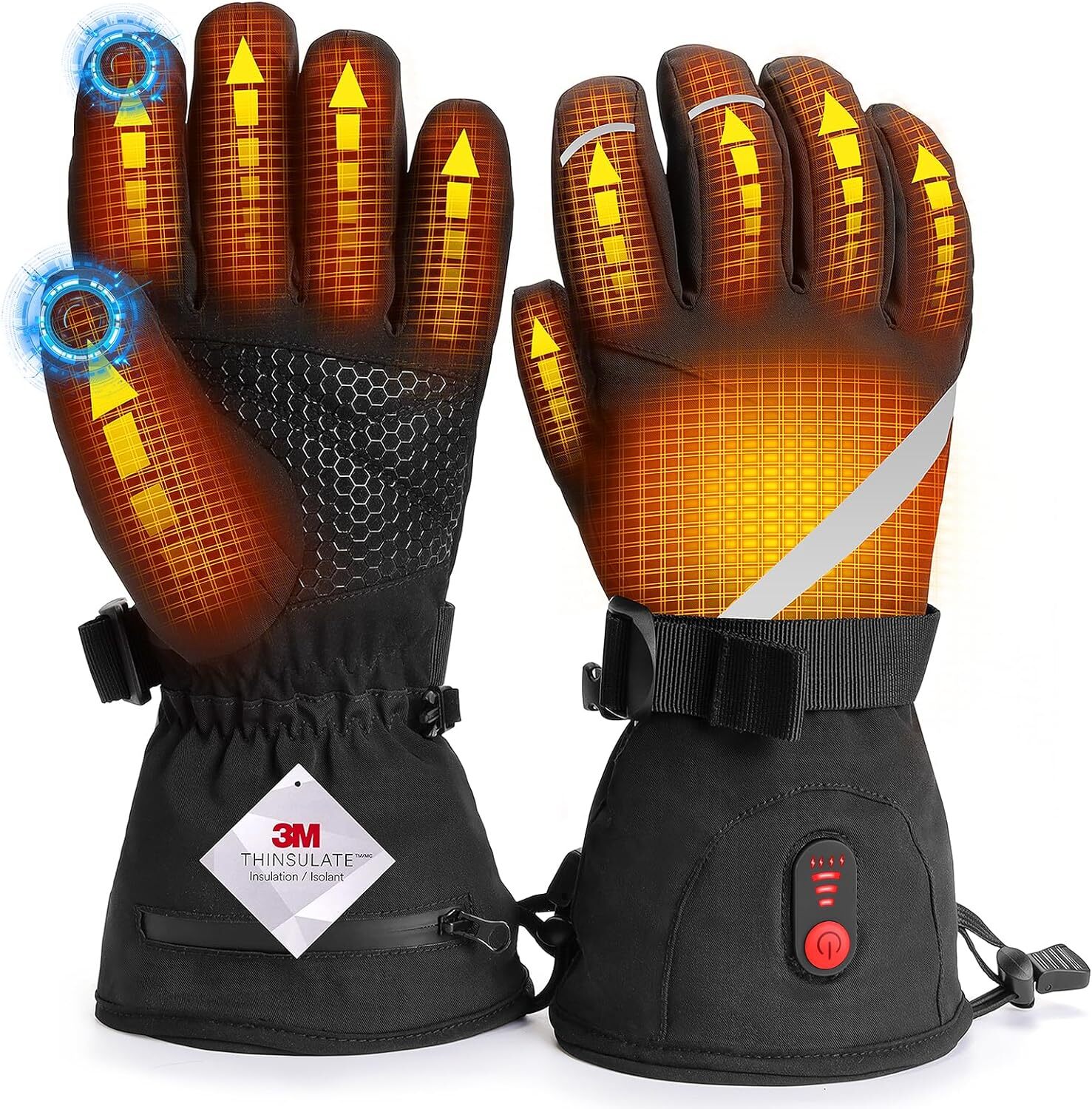 Xmas Women Men Electric Heated Sock Boot and Gloves Foot Warmer Hand Warmer Gift