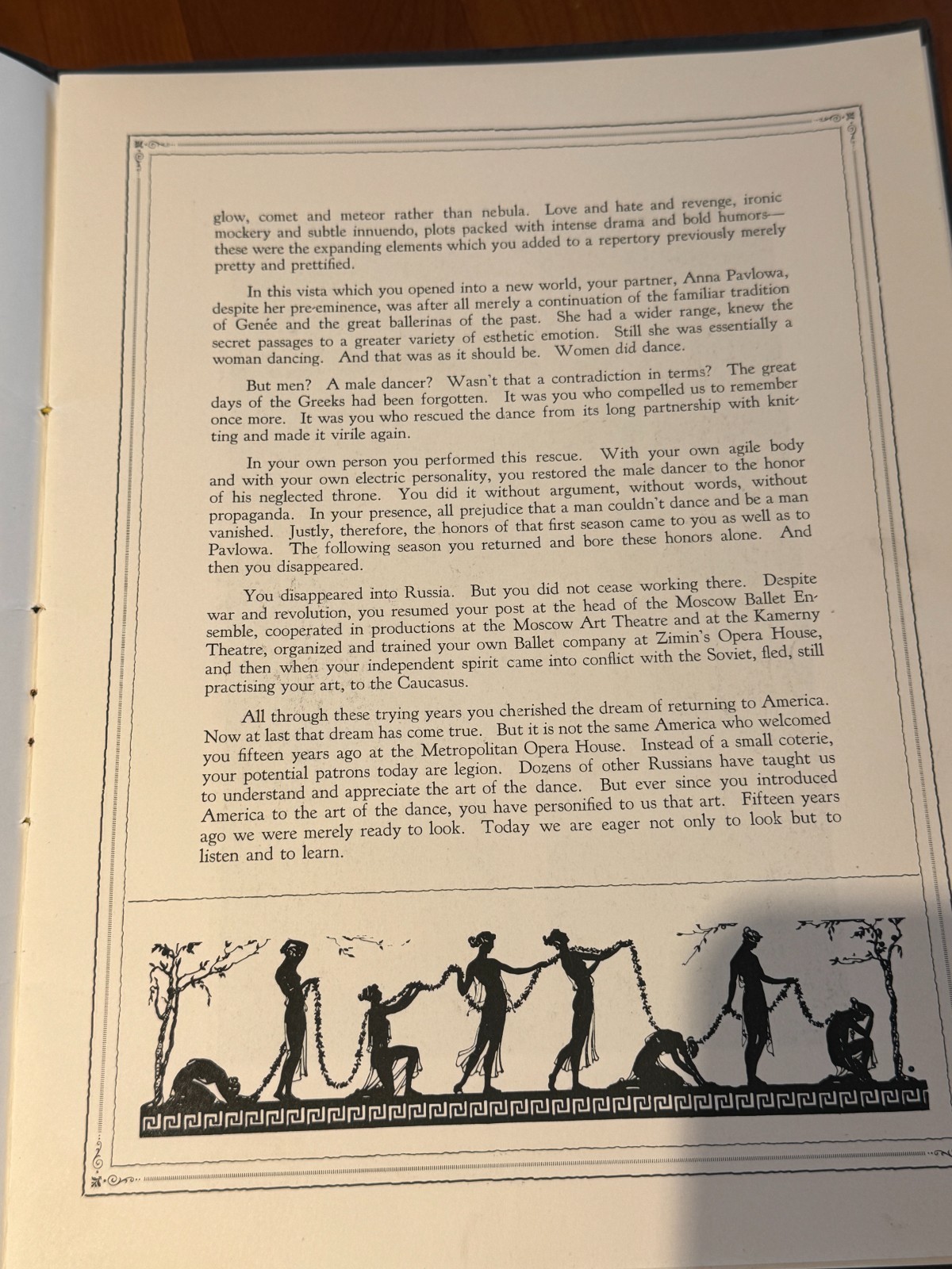 VINTAGE! Mikhail Mordkin & his Russian Ballet - 1926 Illustrated Program