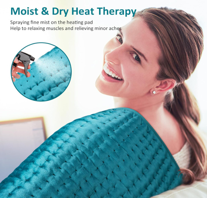 BESIGILA Electric Heating pad for Back/Shoulder/Neck/Leg/Cramps & Arthritis Pain