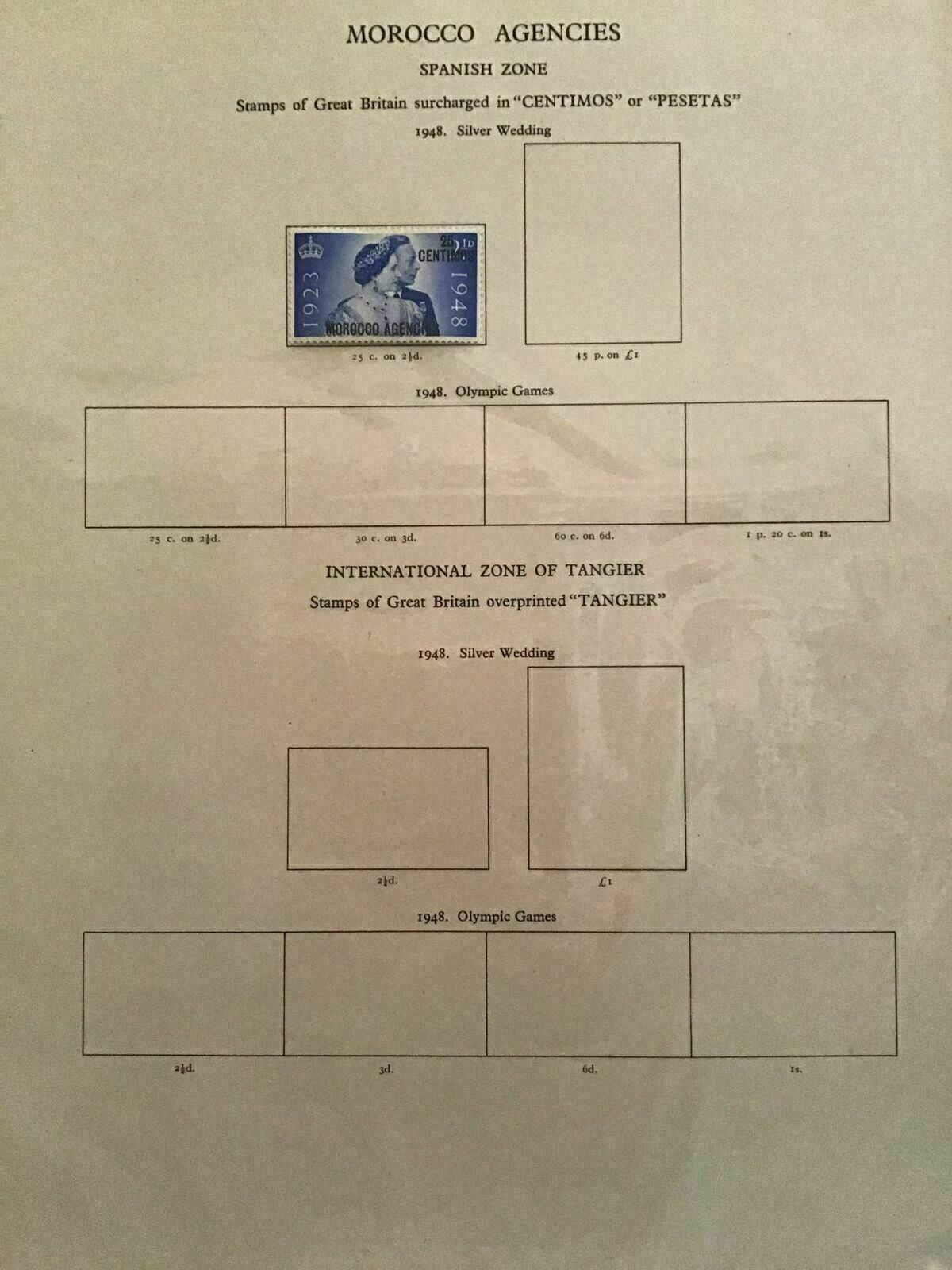 Morocco Agencies stamps pages R27531