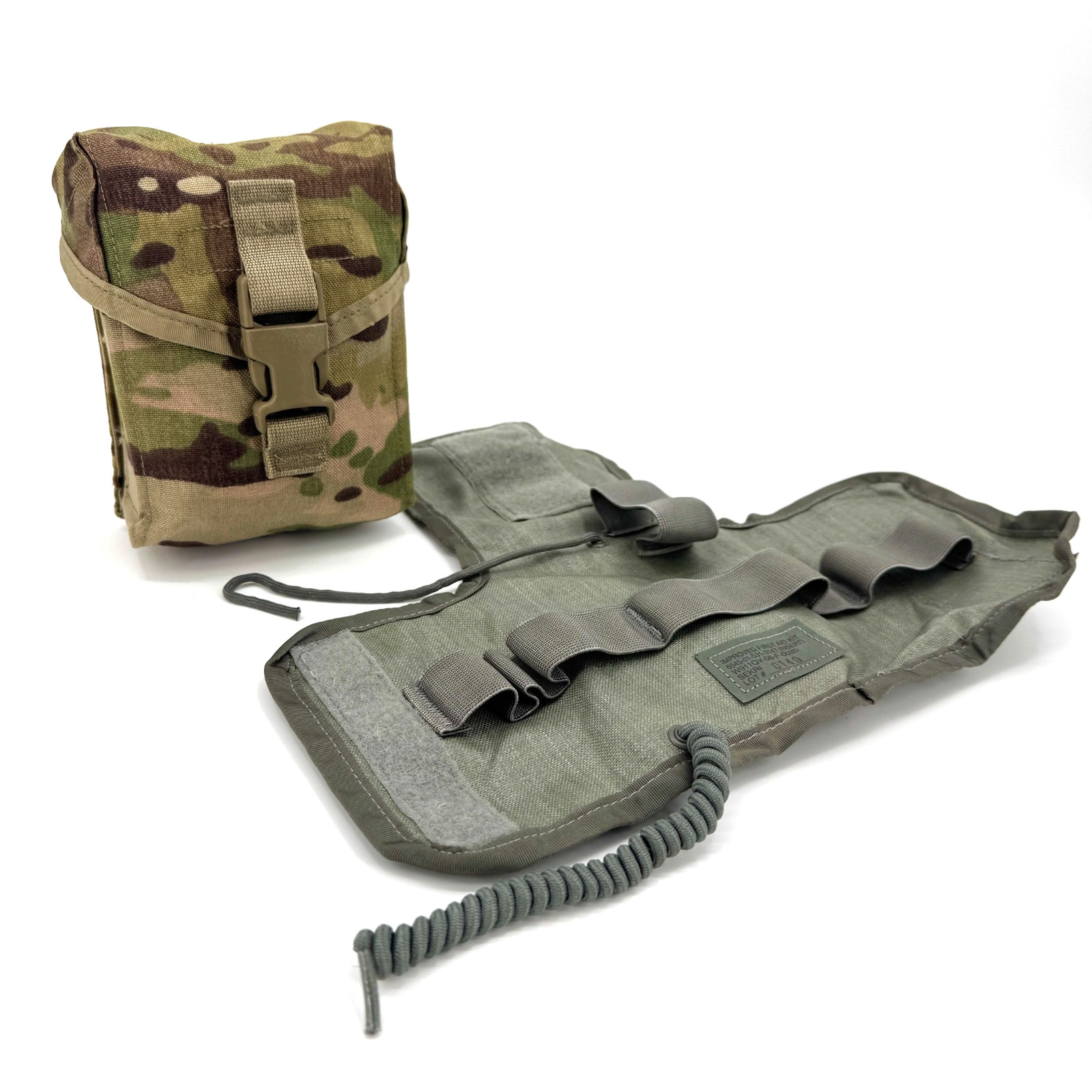 USGI Military MOLLE Multicam IFAK First Aid Kit Pouch with Insert
