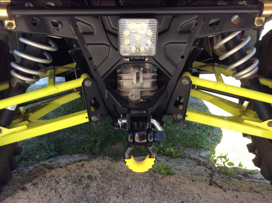 Fit Polaris Ranger XP 1000 LED Rear Backup Reverse Tail Light Mount Kit W/ Plug