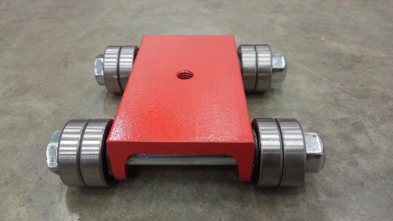 MADE IN USA Machine Skates Set (4) 18,000lbs Bridgeport machine mover 1.7" tall