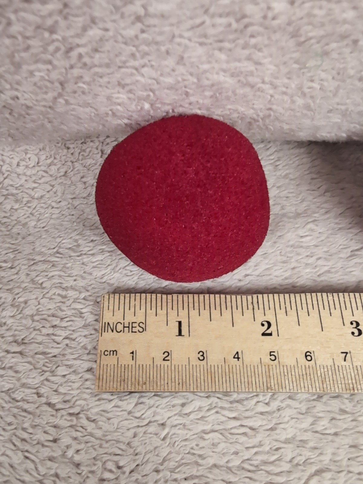 Four RED SUPER SOFT 2 Inch SPONGE BALLS - Magic Trick