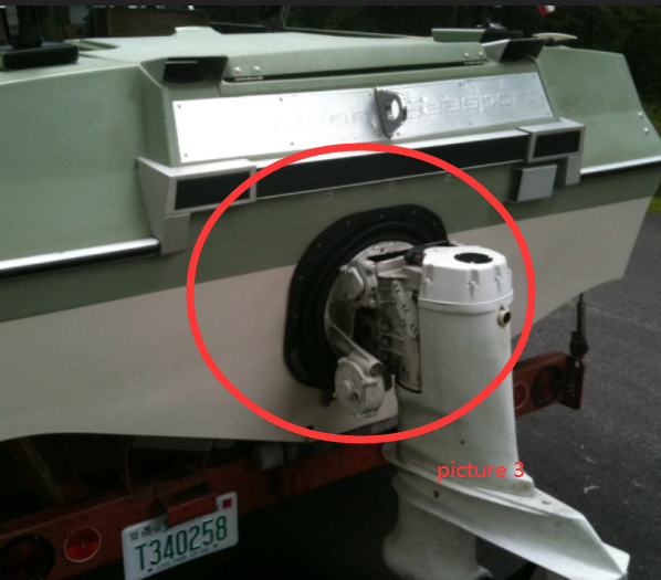 22 Hole Transom Gasket for OMC Stringer Sierra '76-'86 OE# 909527 by MarineMann