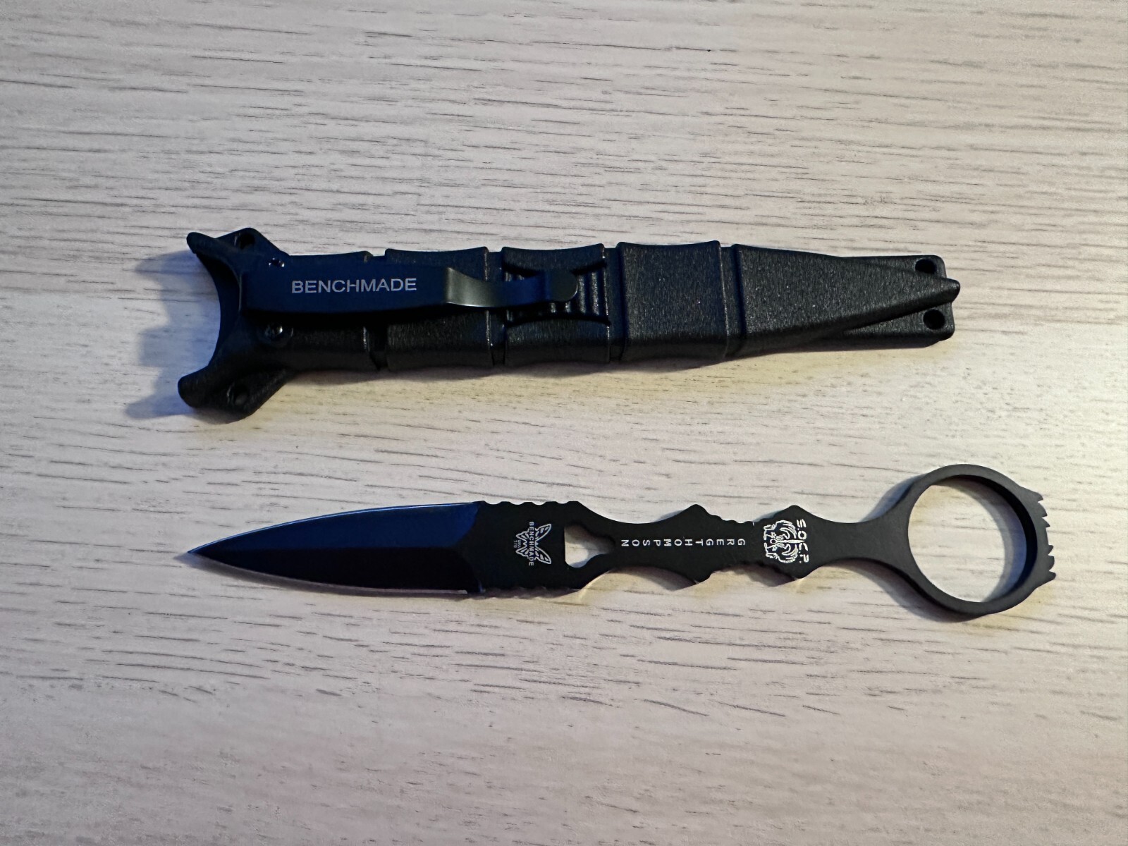 Benchmade 176 BK SOCP Dagger Black Sheath New Read Description