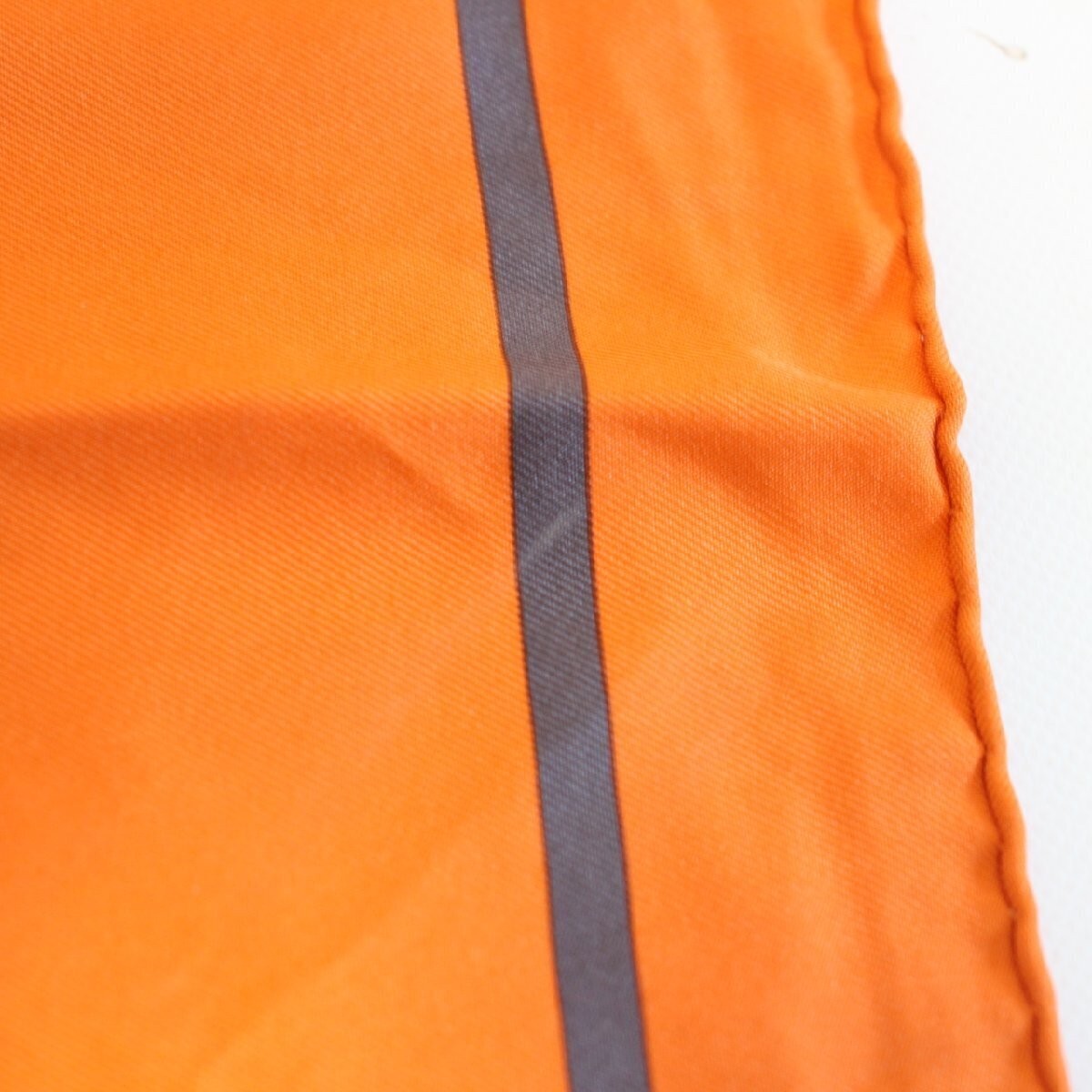 Hermès Carre Gavroche 45 Silk Scarf Orange