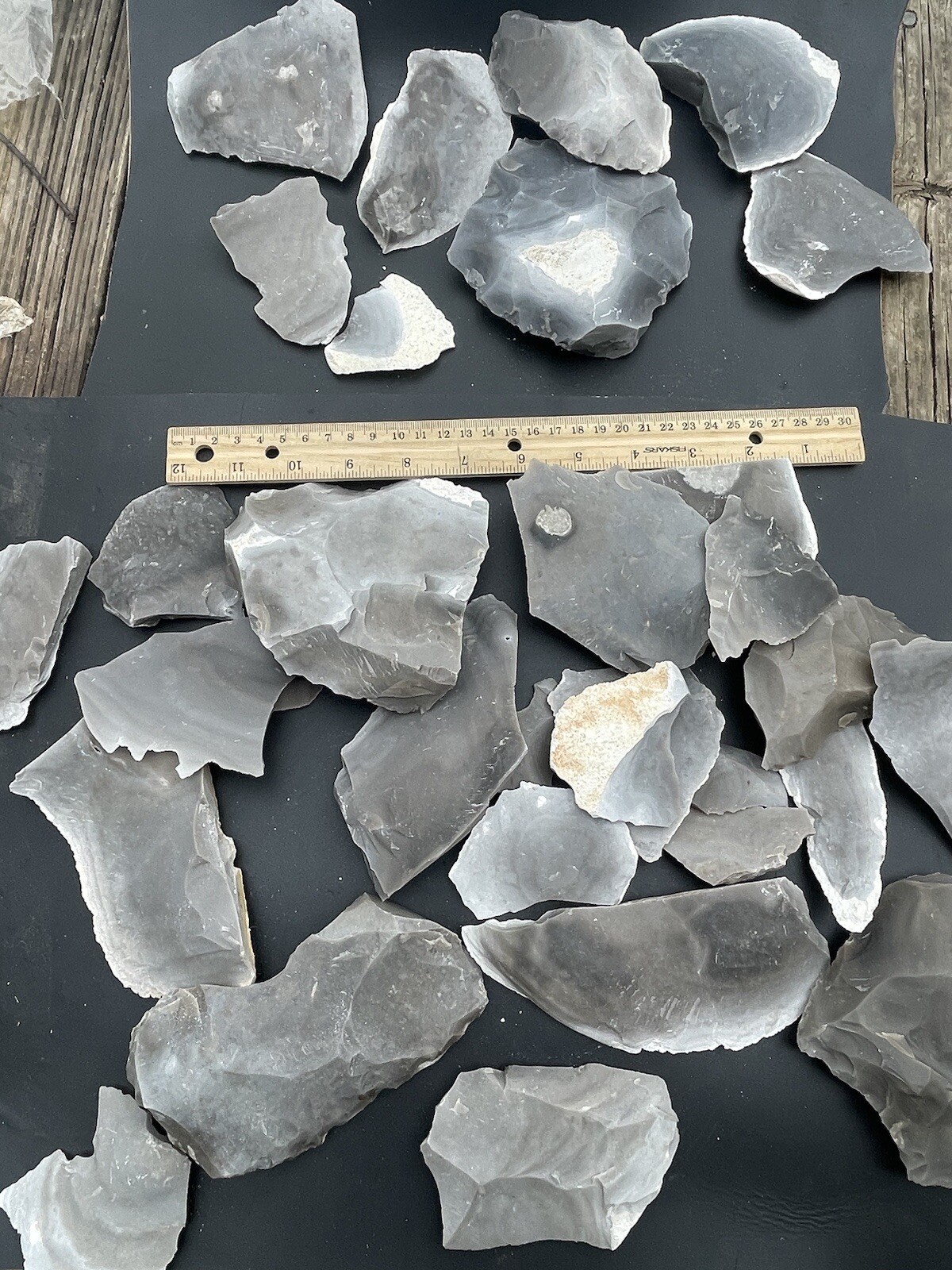 3 Pounds Of High Quality Heat Treated Georgetown ( Big Spalls) Flint Knapping