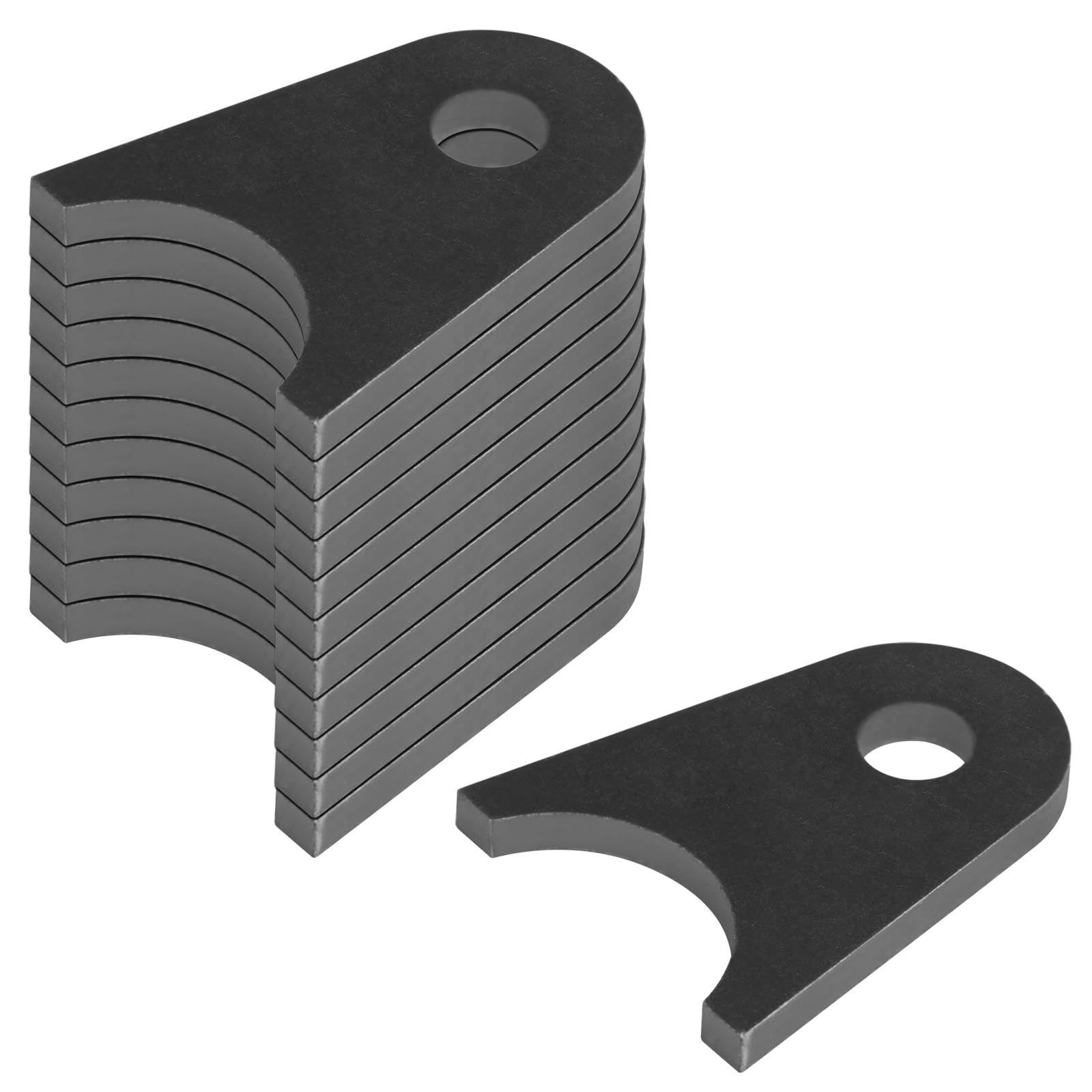 12 Pack Universal Weld-On Shock Tabs Fit 1.5 Round Tube, 2-1/2 Height, Chassi...