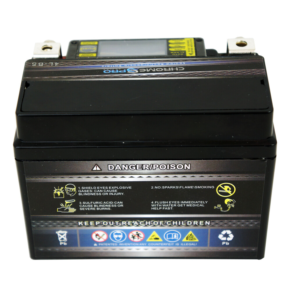 YTX4L-BS Chrome Pro Series Rechargeable iGel Powersports Battery for Scooters
