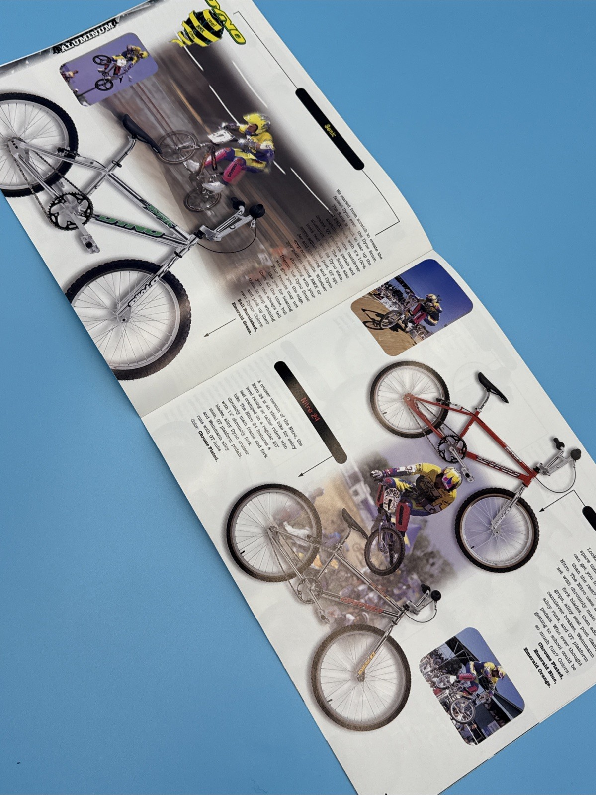 1996 GT DYNO BMX Freestyle Bicycle Catalog Mid-School 22 Pages AWESOME!