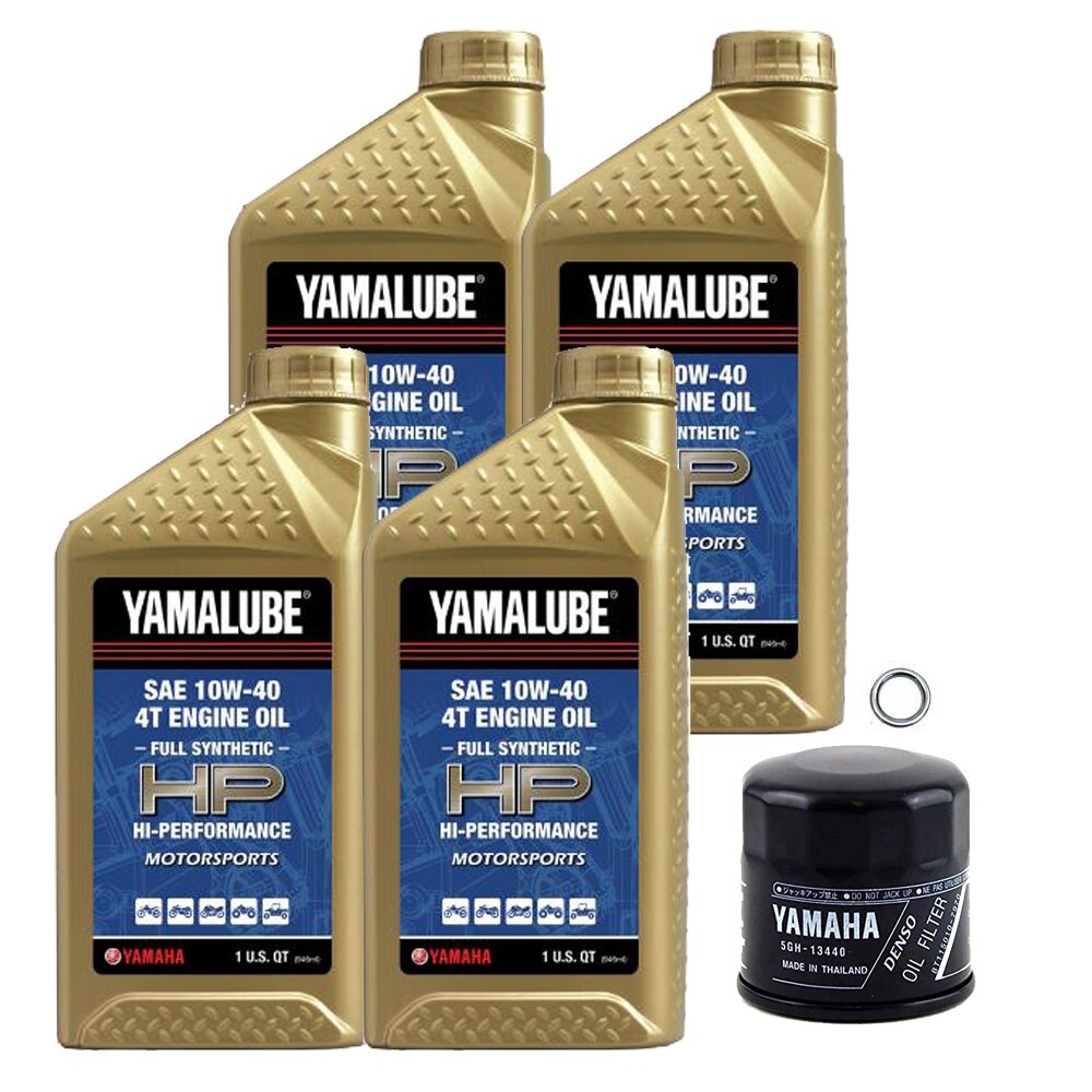 2021-2026 Yamaha MT-09 / MT-09 SP Oil Change Kit Yamalube 10w40 Full Synthetic