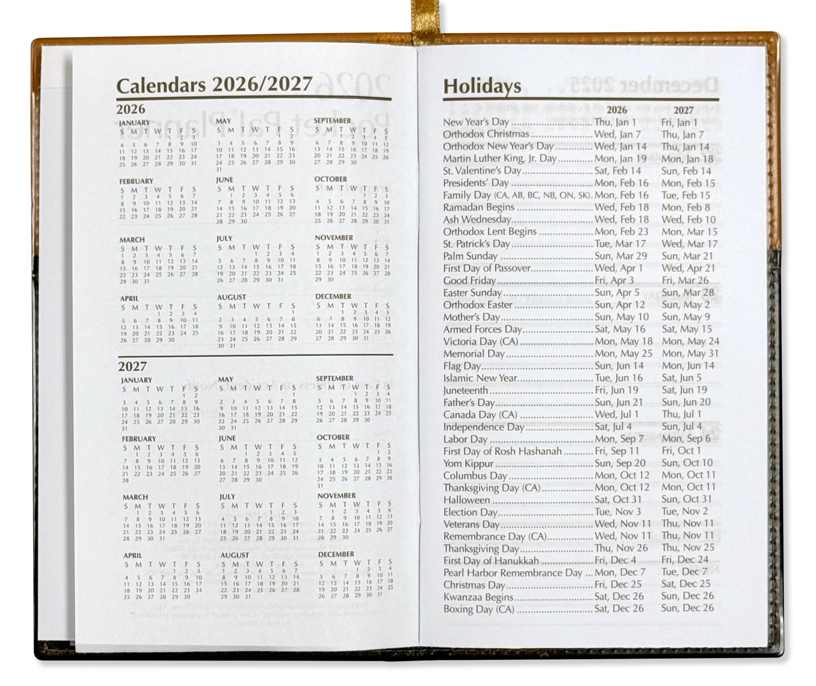 2026 Weekly Pocket Calendar 2026 Weekly Calendar 2026 Planner Agenda Organize...