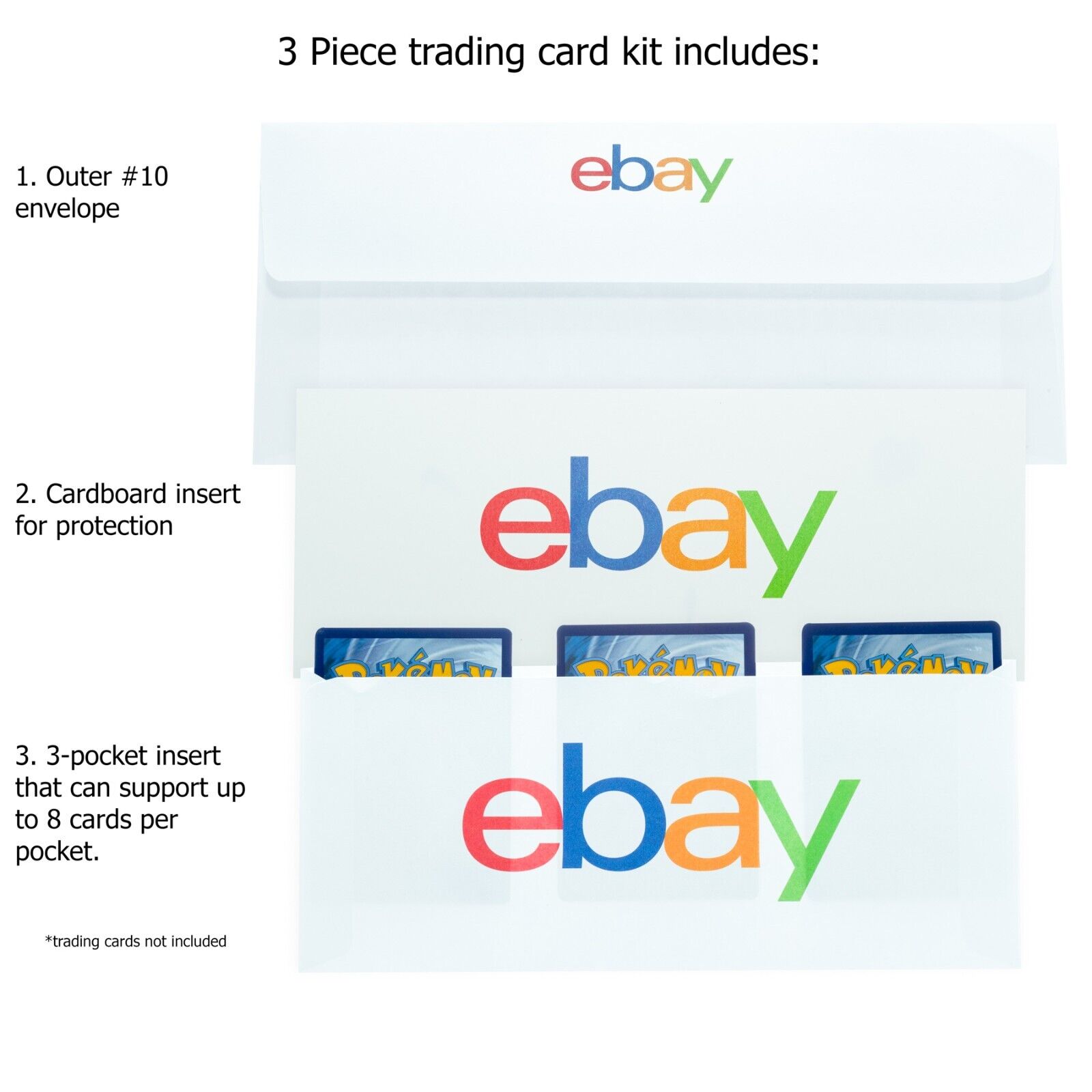 Trading Card Envelope Kit - 3 pocket