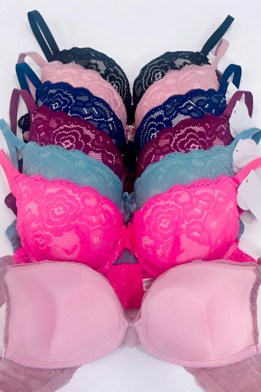 EXTREME DOUBLE PUSH UP Add 2 Cup Sizes Push Up Bra Padded FREE RETURN 1,3 or 6pc