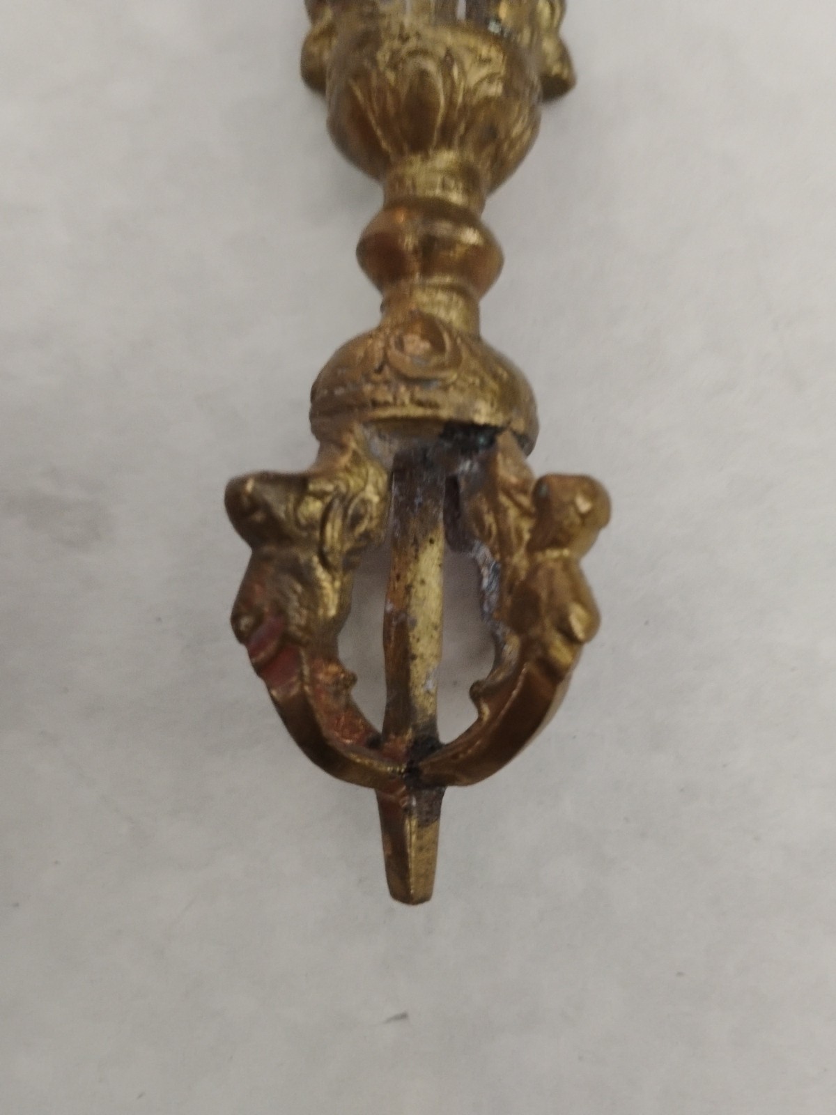 Antique Tibetan Bronze Dorje / Vajra c. 1890